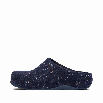 Fitflop Shuv Felt - Clogs Damen - Navy (DEX543867)